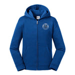 Clyde Judo Club Kids Zipped Hoody Royal Blue