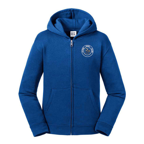 Clyde Judo Club Kids Zipped Hoody Royal Blue