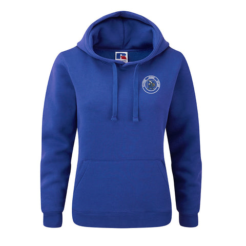 Clyde Judo Club Ladies Hooded Top Royal Blue