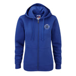 Clyde Judo Club Ladies Zipped Hoody Royal Blue