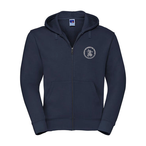 Paisley and District RBL Pipe Band Zipped Hoody Navy