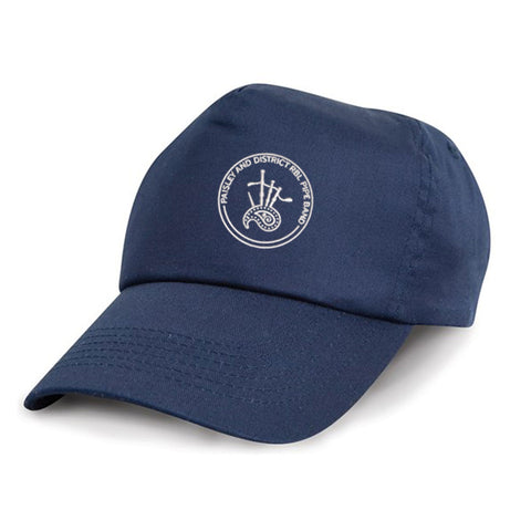 Paisley and District RBL Pipe Band Cotton Cap Navy