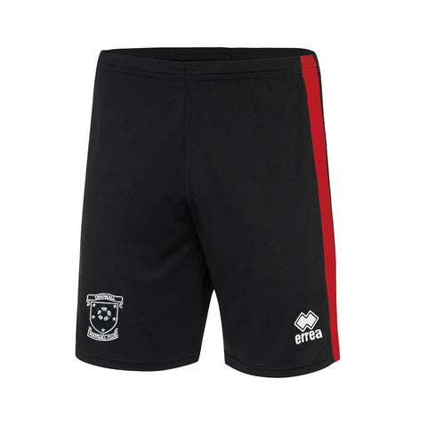 Dingwall Football Club (MIDDLETON ROSS) Youth Bolton Shorts Black/Red